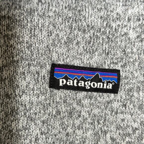 PATAGONIA Better Sweater 1/4 Zip Jacket Birch White Heathered Gray Sz S {JJ19} - Picture 5 of 7